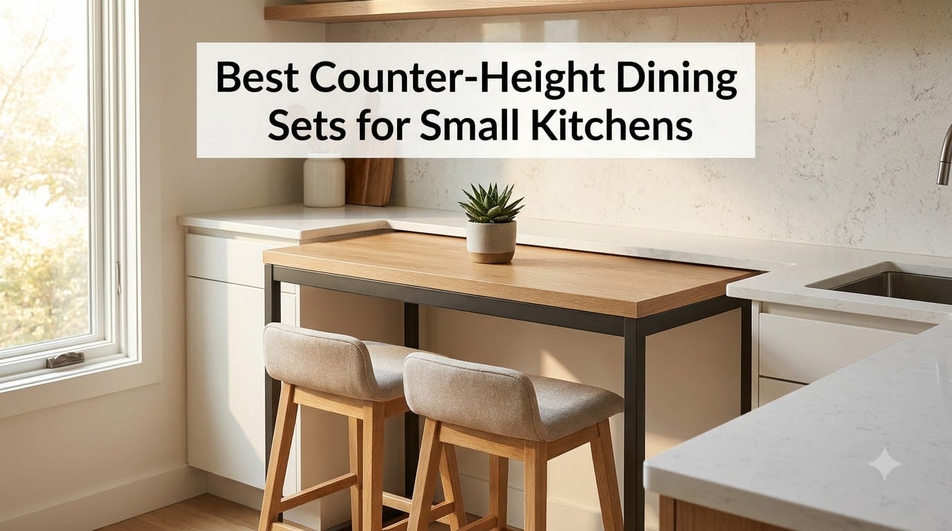 Best Counter-Height Dining Sets for Small Kitchens