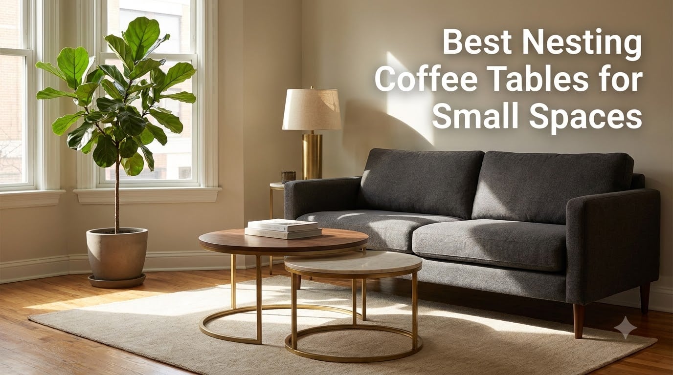 Best Nesting Coffee Tables for Small Spaces