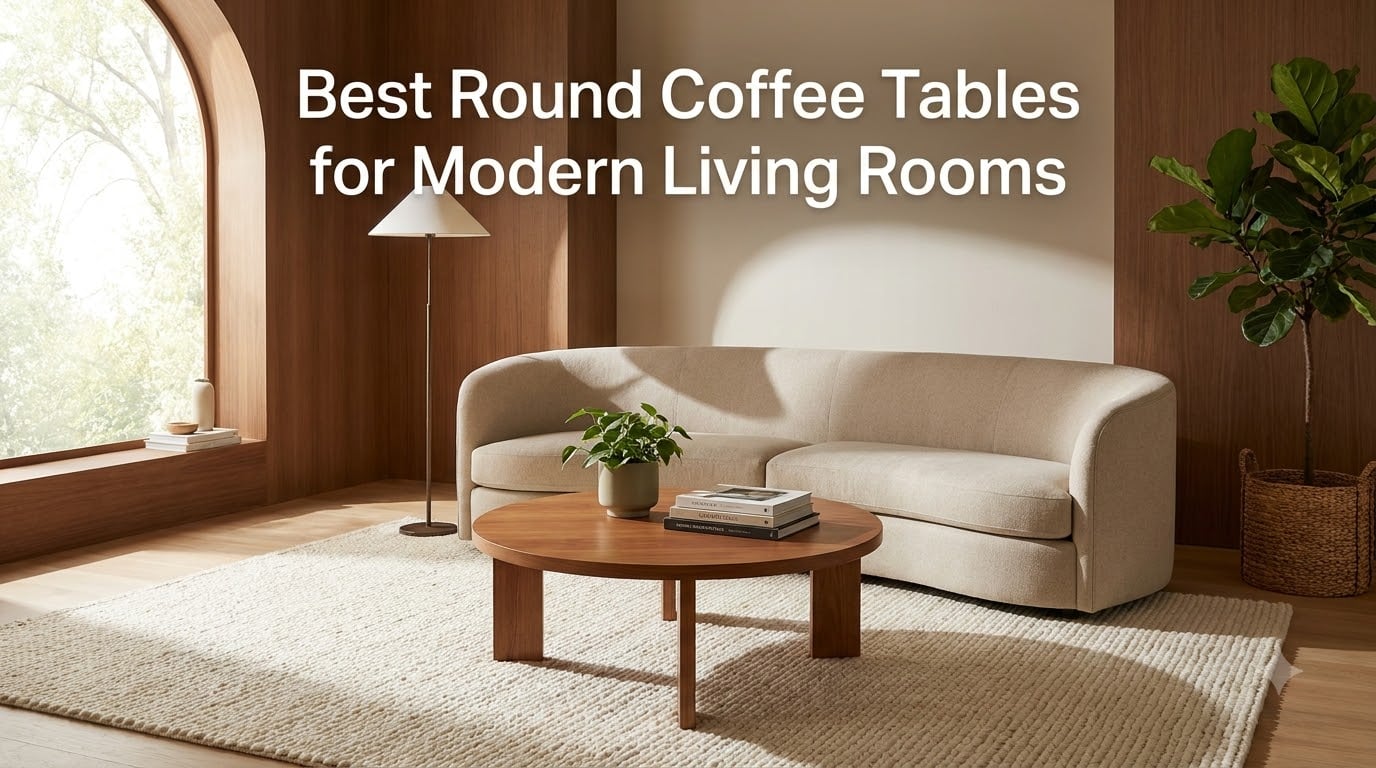 Best Round Coffee Tables for Modern Living Rooms