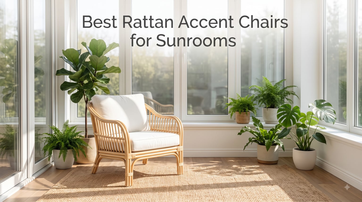 Best Rattan Accent Chairs for Sunrooms