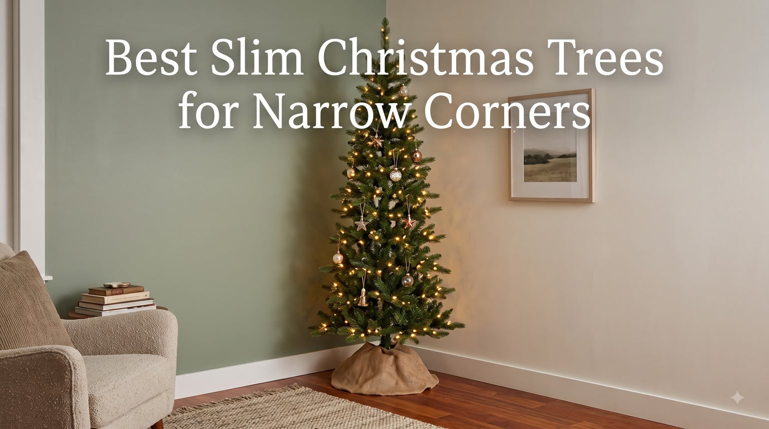 Best Slim Christmas Trees for Narrow Corners