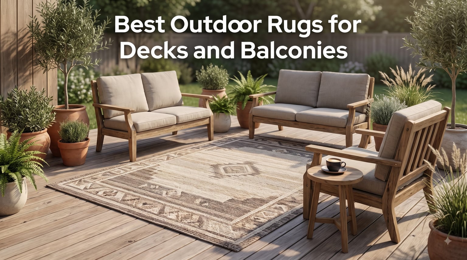 Best Outdoor Rugs for Decks and Balconies