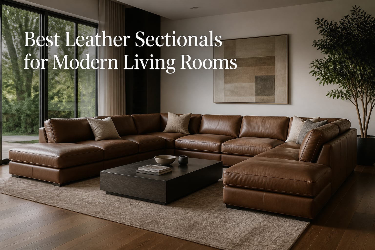 Best Leather Sectionals for Modern Living Rooms
