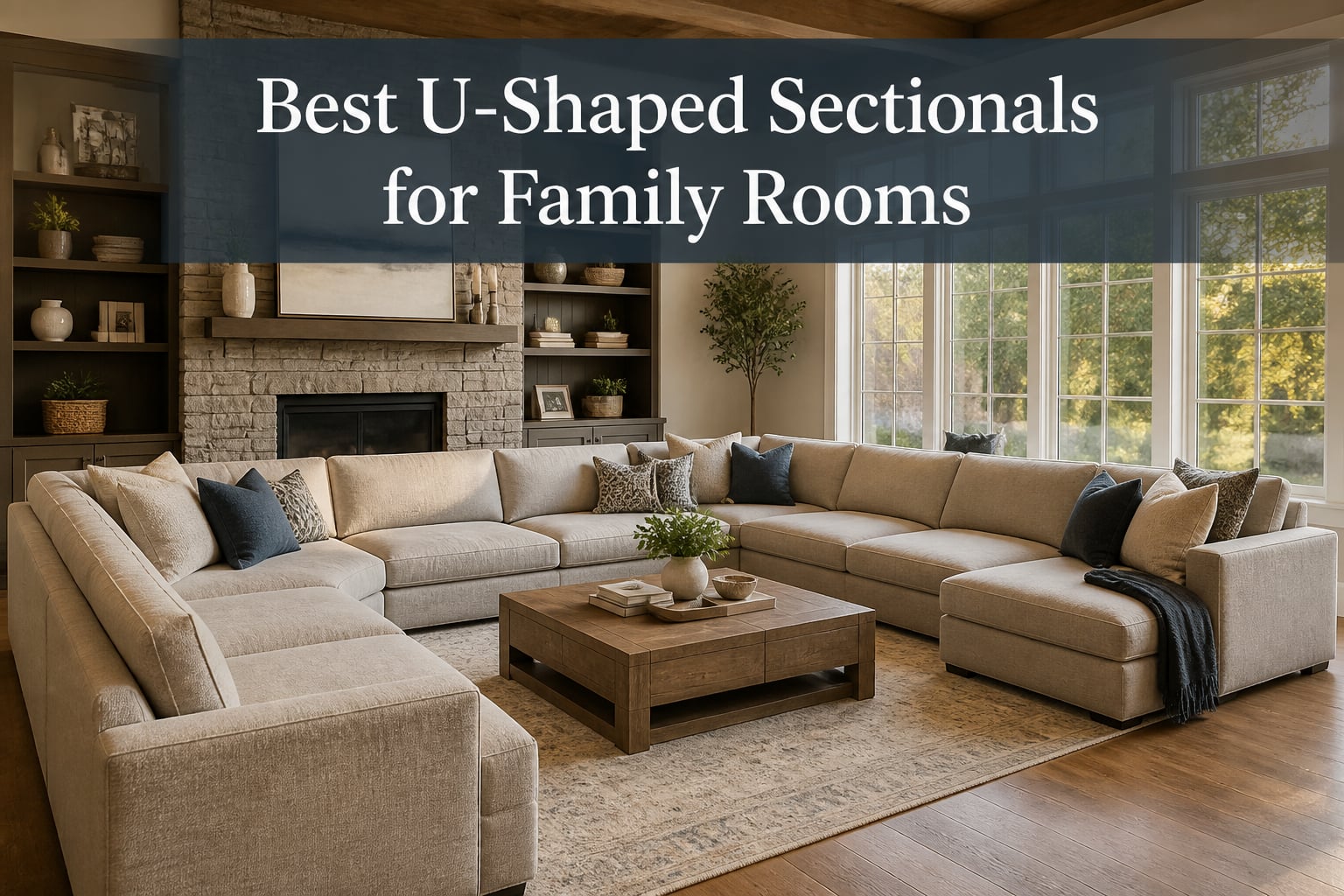Best U-Shaped Sectionals for Family Rooms