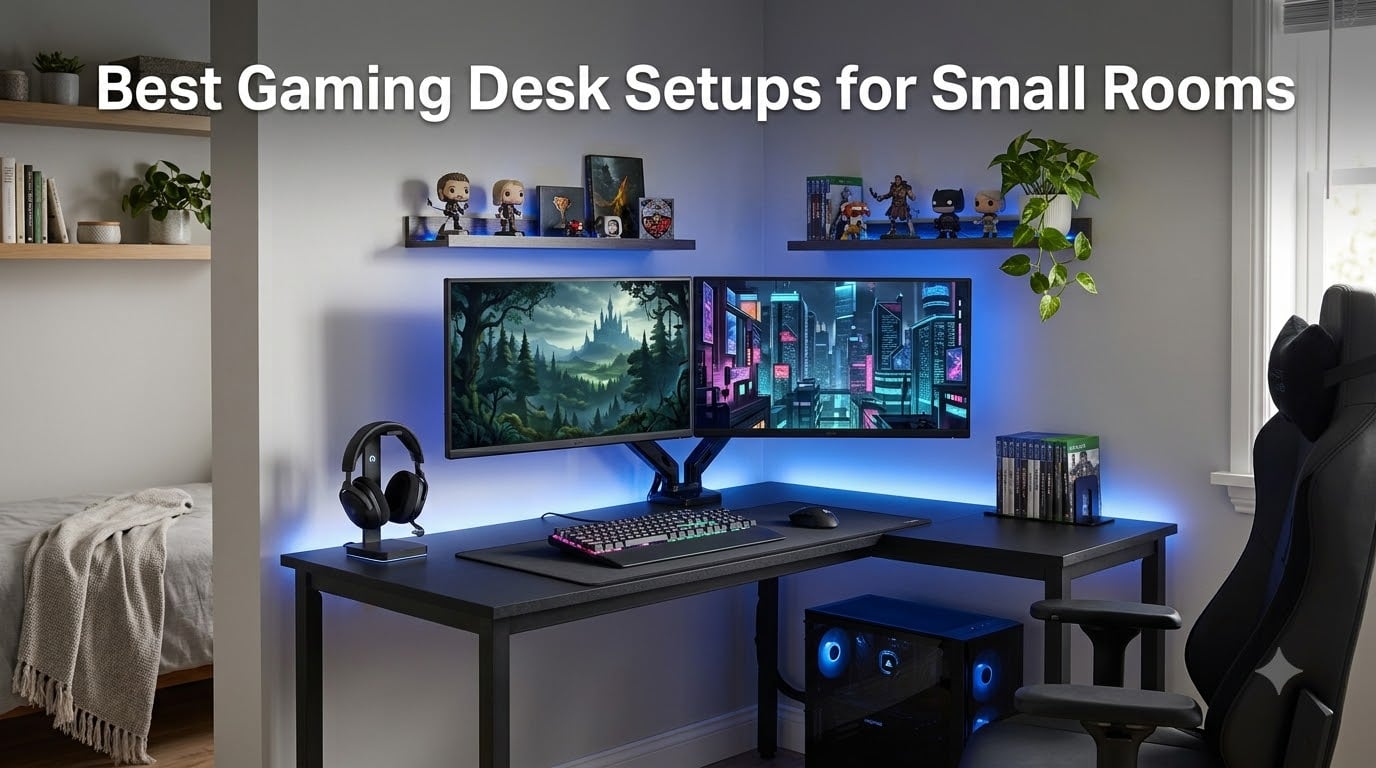 Best Gaming Desk Setups for Small Rooms