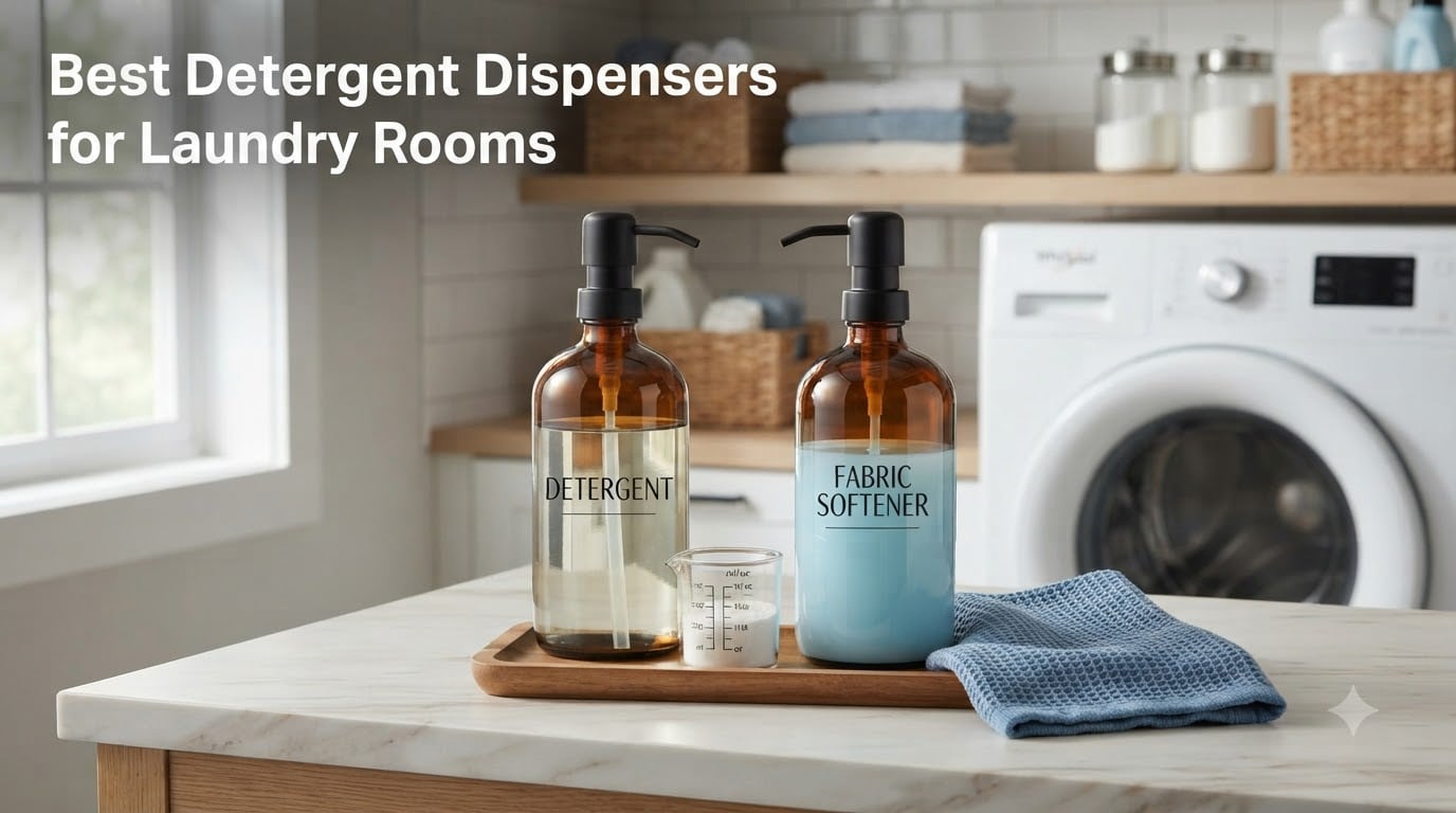 Best Detergent Dispensers for Laundry Rooms