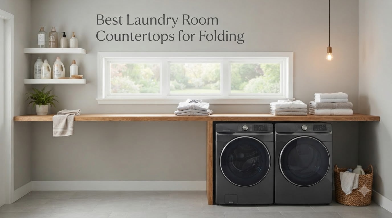Best Laundry Room Countertops for Folding