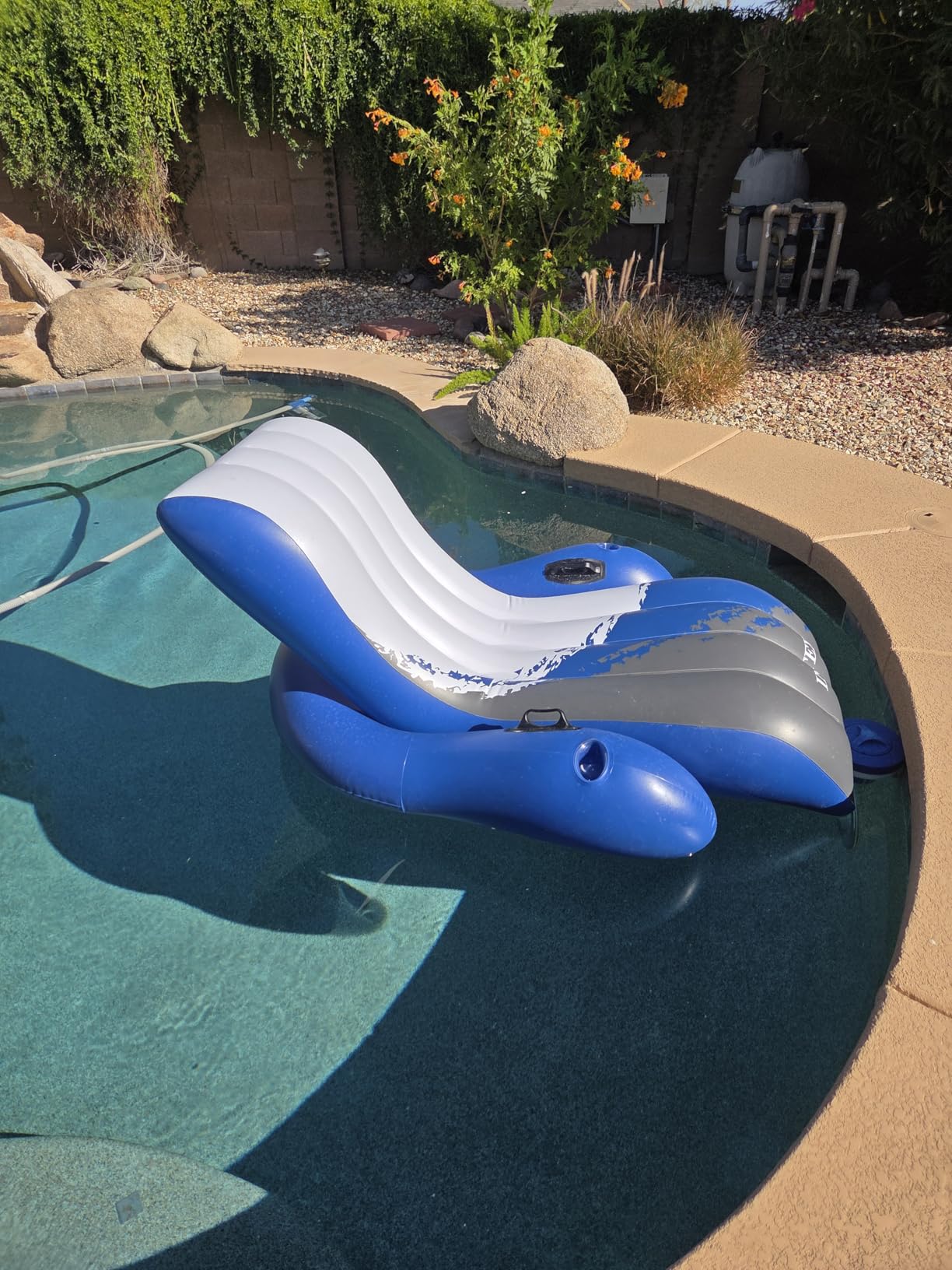 INTEX Inflatable Floating Swimming Pool Recliner Lounge Chair for Adults customer photo 2