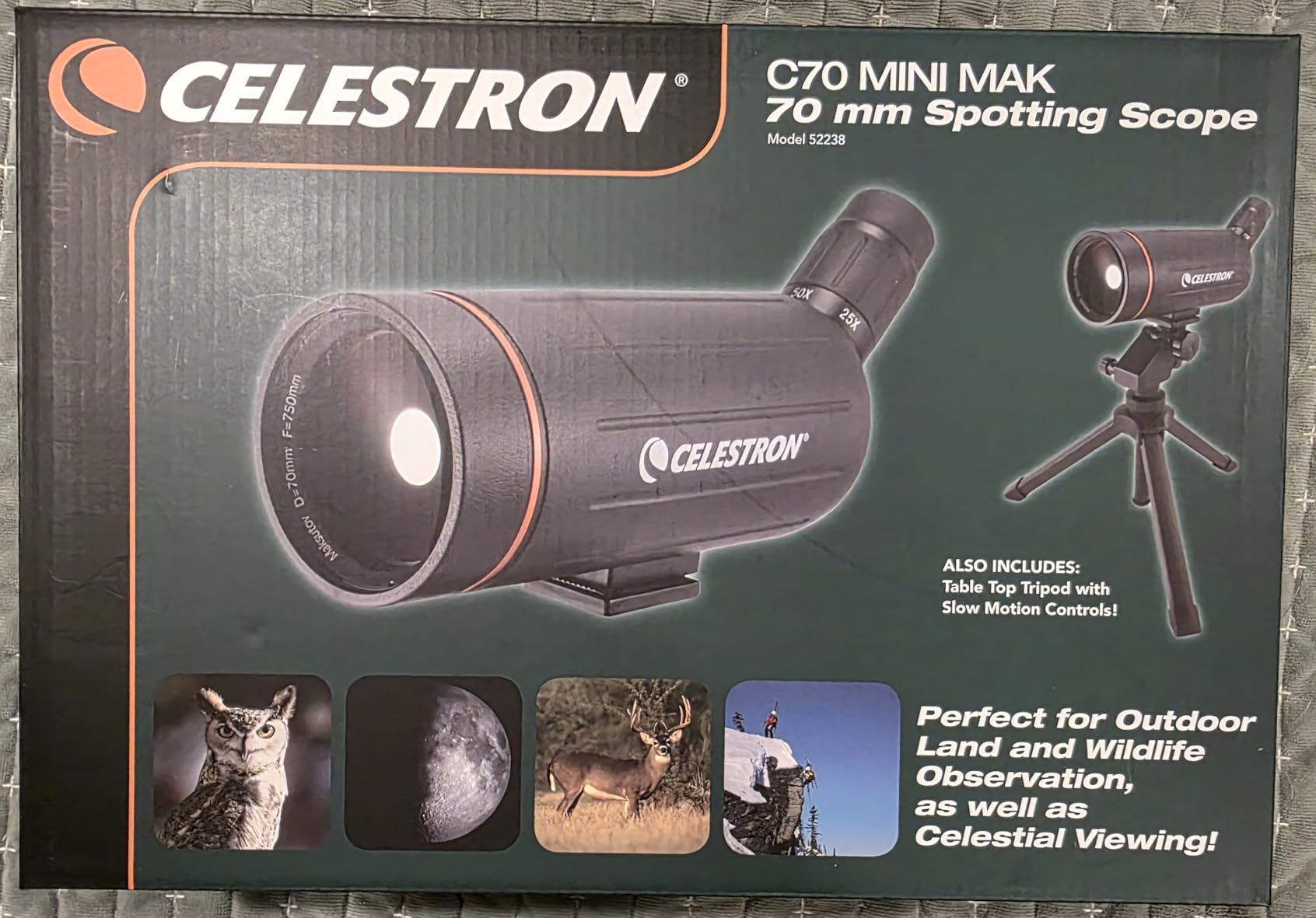 Celestron C70 Mini Maksutov Spotting Scope for Birding, Wildlife customer photo 1