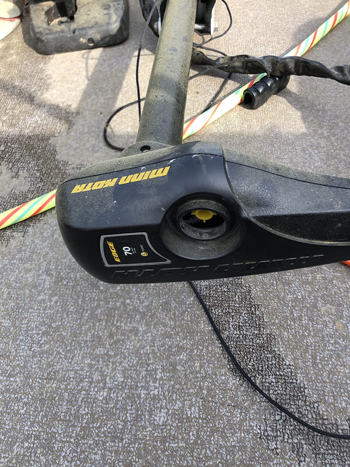 Minn Kota Edge Bow-Mount Electric Trolling Motor with Foot Pedal Control – 70 Lb. Thrust, 45 In. Shaft, Freshwater customer photo 2