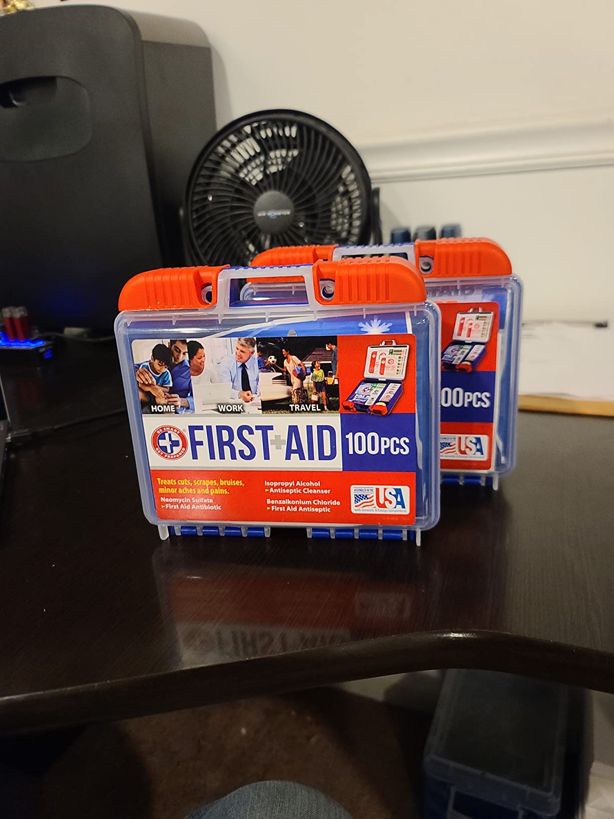 Be Smart Get Prepared 110 pc First Aid Kit: Clean, Treat, Protect Minor Cuts, Home, Office, Car, School, Business, Travel, Emergency, Outdoor, Camping & Sports, FSA/HSA (Packaging may vary) customer photo 1