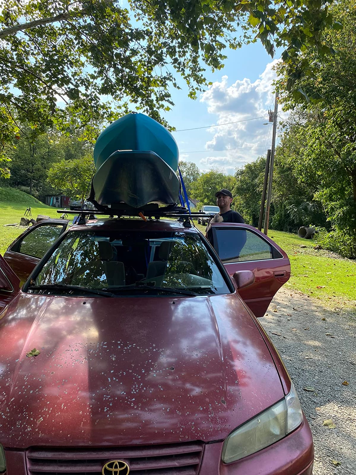 Emotion Spitfire Sit-On-Top Kayak, Orange, 9' customer photo 1