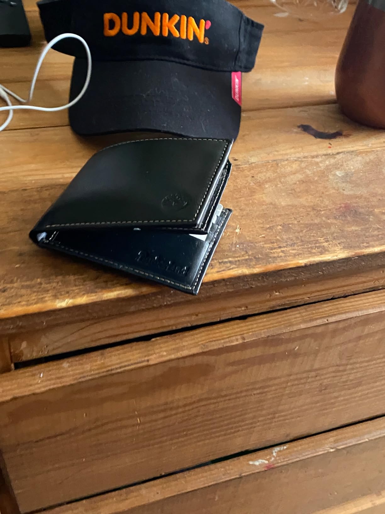 Timberland Men's Leather Wallet With Attached Flip Pocket customer photo 1