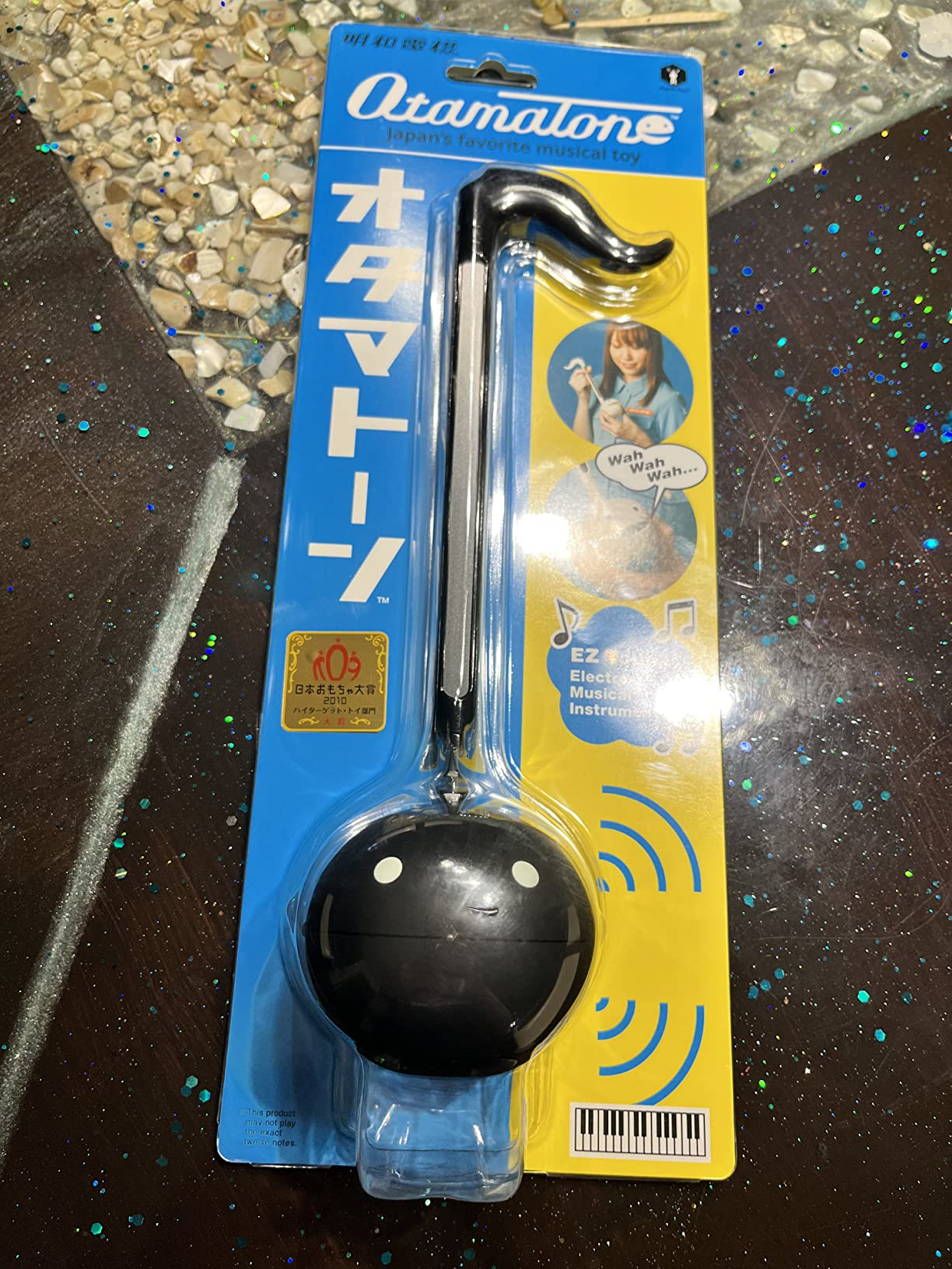 Otamatone Japanese Electronic Synthesizer Musical Instrument Toy - Black customer photo 1