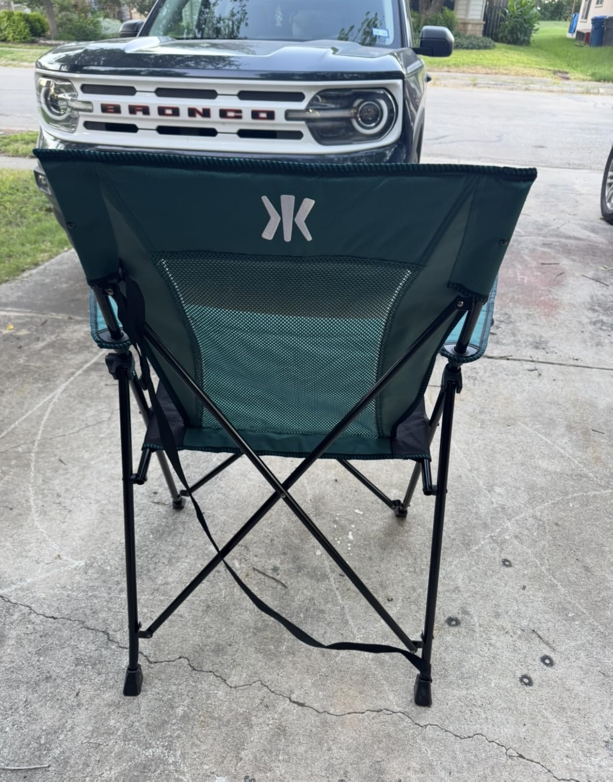 Kijaro Portable Camping Chairs - Enjoy the Outdoors with a Versatile Folding Sports Chair for Outdoor & Lawn - Dual Lock Feature Locks Position – Hallet Peak Gray customer photo 1