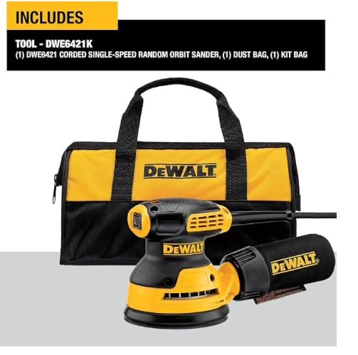 DEWALT Orbital Sander, 5 Inch Palm Sander Tool, 12,000 OPM (DWE6421) customer photo 1
