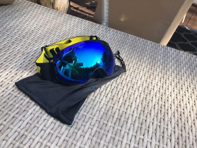 Juli Ski Goggles,Winter Snow Sports Snowboard Goggles with Anti-Fog Lens BNC customer photo 1