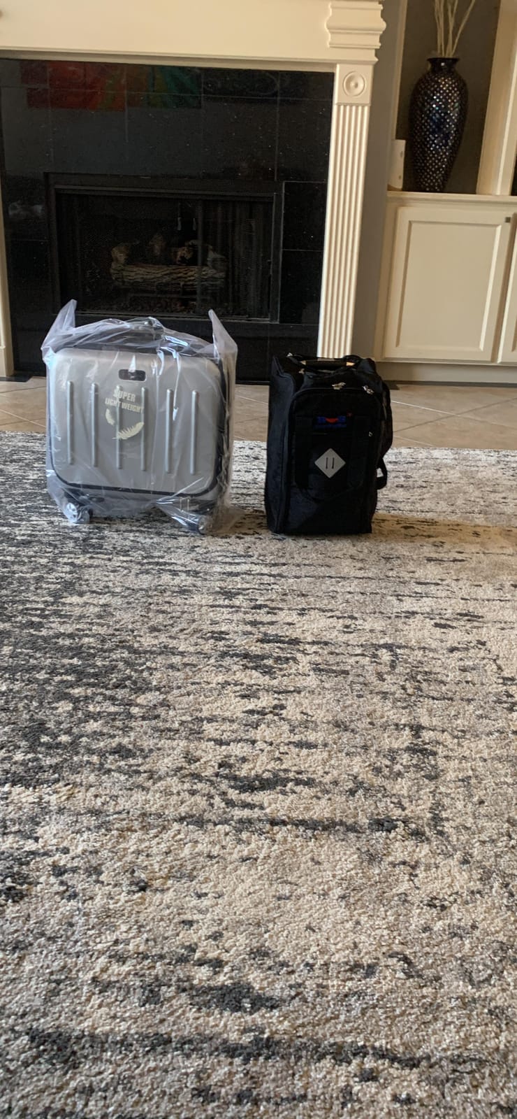 Rockland Revolution Hardside Rolling Computer Case, Carry-On, Silver customer photo 2