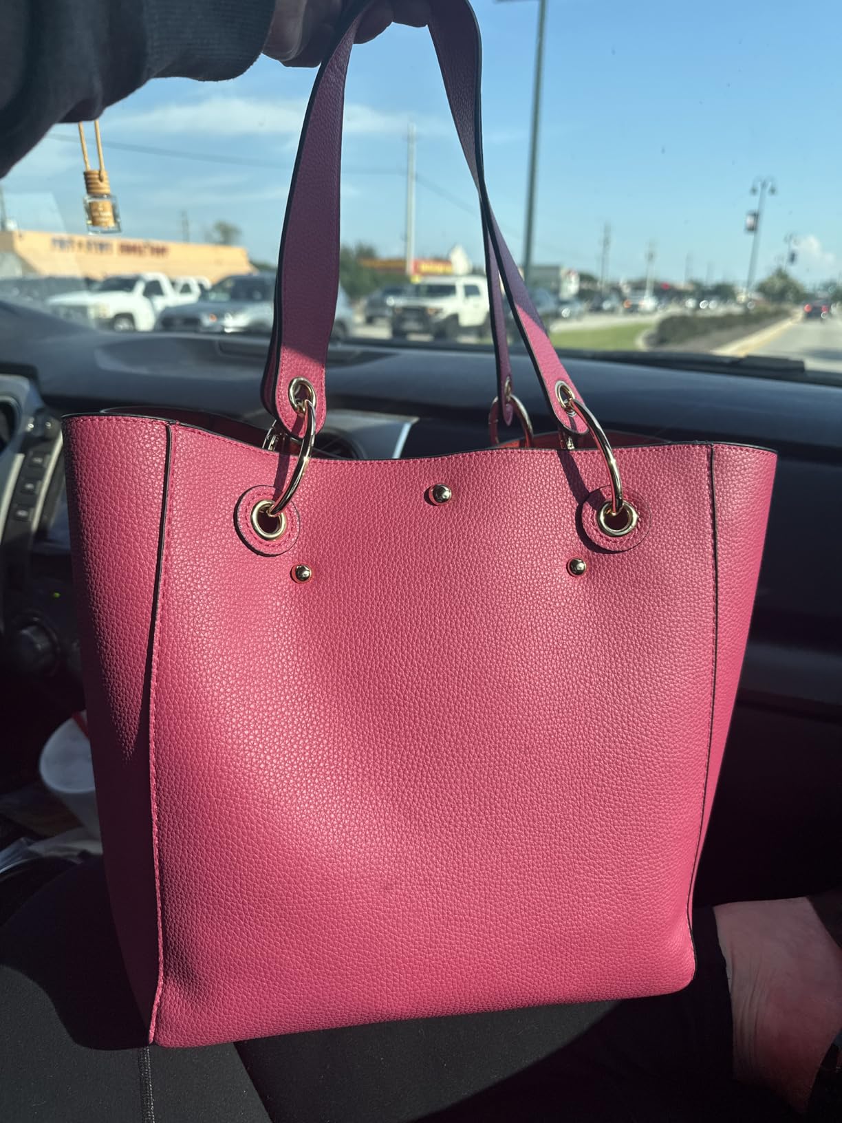 sqlp Large Work Tote Bag for Women Handbags Big Bucket Purses | Women's Spacious Shoulder commuter Purse Ladies Travel Bucket crossbody bag customer photo 2