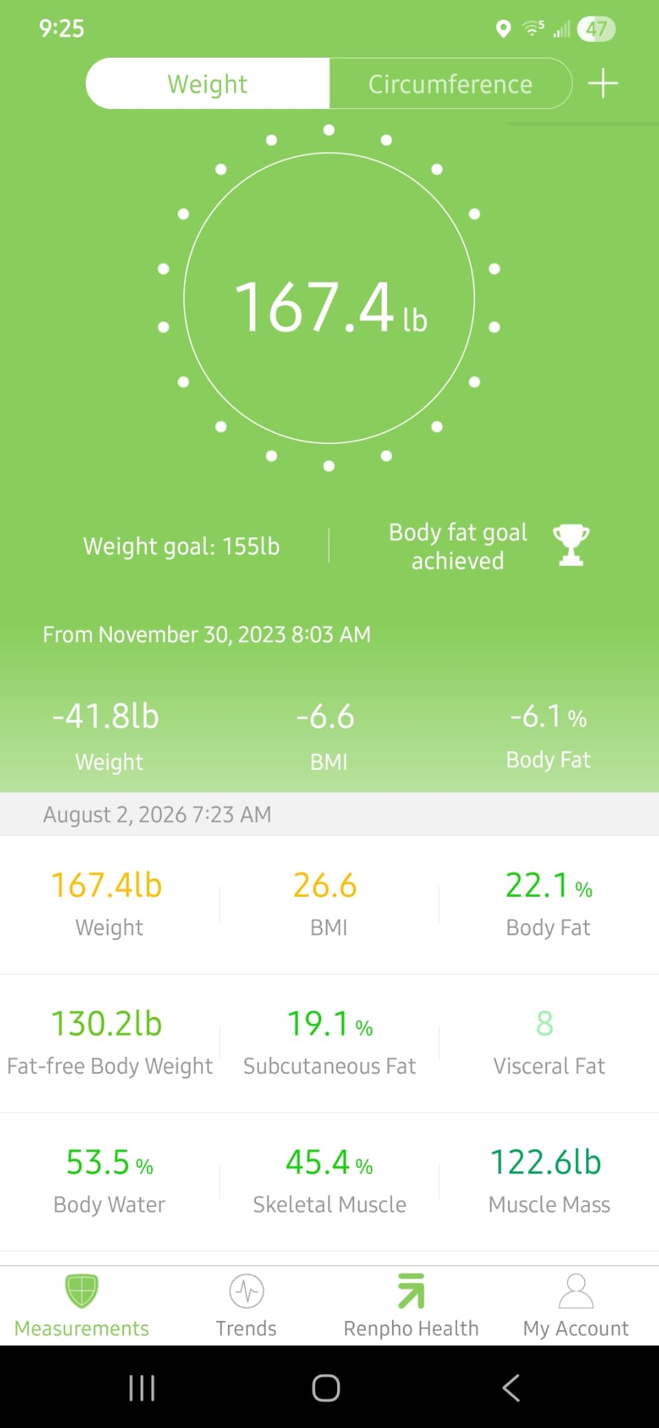 RENPHO Smart Scale for Body Weight, BMI & Body Fat, 13 Metrics, Elis 1 | Bathroom Digital Bluetooth Scale with 400lbs Capacity, Syncs with Fitness Apps, Accurate for Weight Loss, Fitness, Home Use customer photo 2