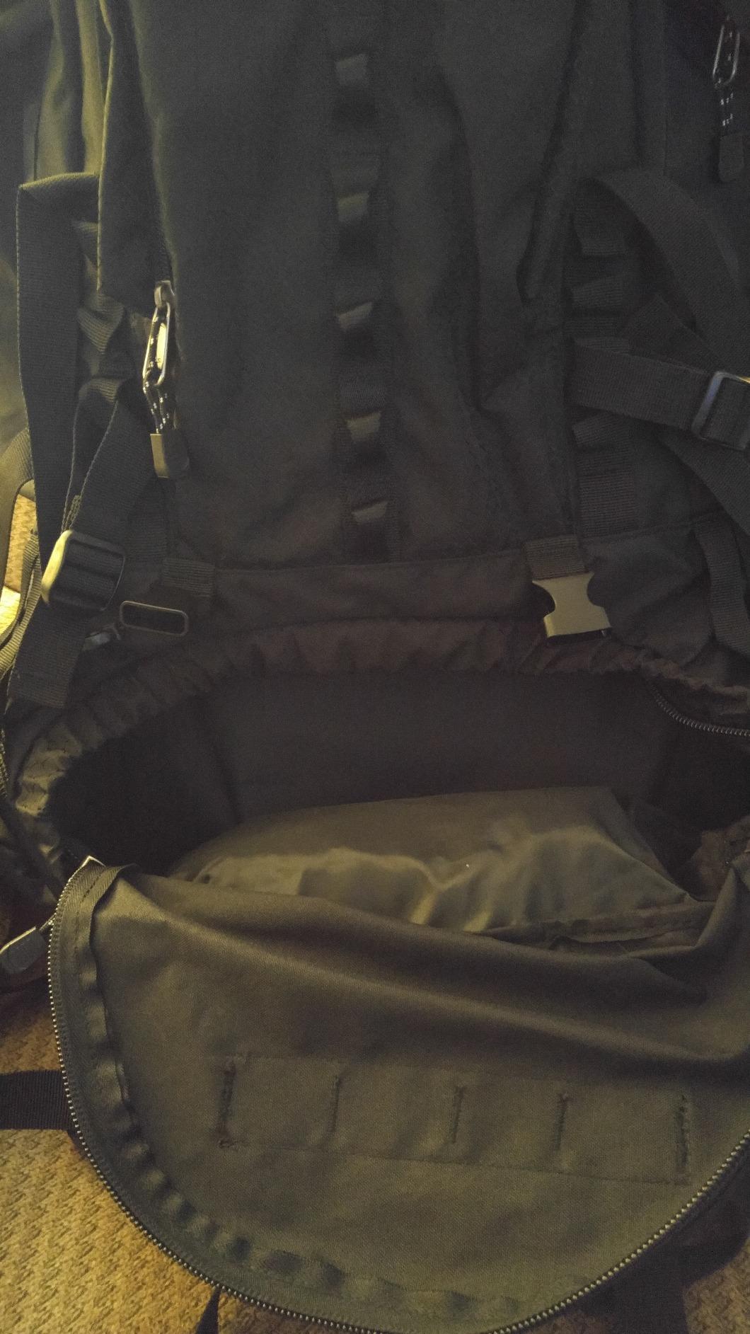 Amazon Basics Internal Frame Hiking Backpack for Camping and Backpacking, Adjustable Straps, Rainfly Included customer photo 2