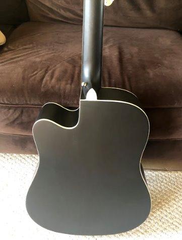 Donner 41” Acoustic Guitar Bundle for Beginners Adults with Online Lesson, 4/4 Full Size Steel Acustica Guitarra with Gig Bag, Tuner, Strap, Strings, Picks, Capos, Cutaway, Natural, DAG-1C/DAD-110C customer photo 2