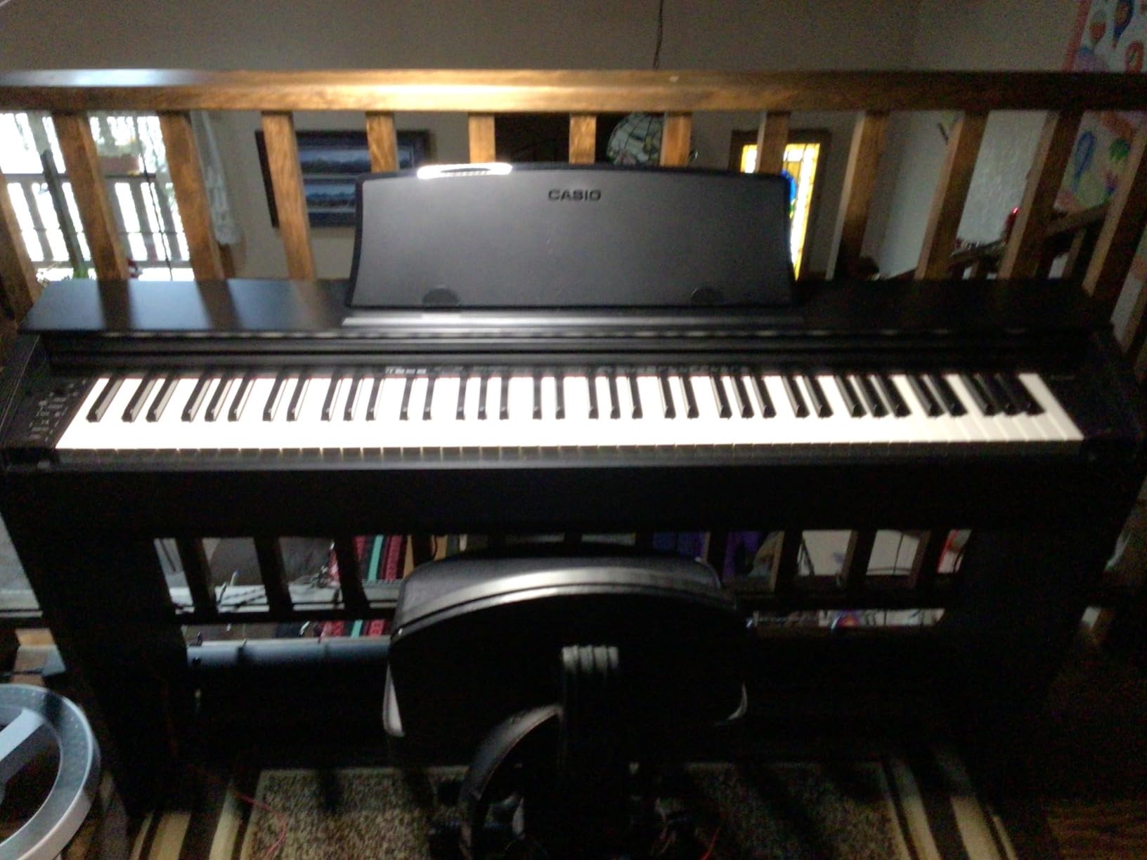 Casio Privia PX-770 – 88-Key Weighted Console Digital Piano | Tri-Sensor II Scaled Hammer Action Keys | AiR Sound Source, 19 Tones, Concert Play, 16W Stereo Speakers, USB-MIDI | Elegant Black Cabinet customer photo 2