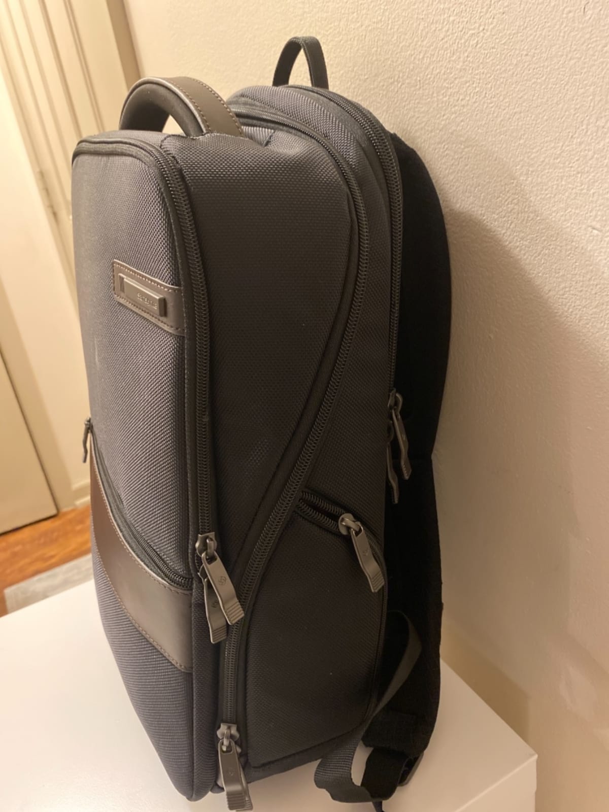 Samsonite Kombi Business Backpack – Ballistic Nylon, 15.6” Laptop Compartment, Tablet Pocket, SmartSleeve™, Multi-Pocket Organizer, Padded Straps & Back, Top Handle, Fleece-Lined Accessory Pocket customer photo 1