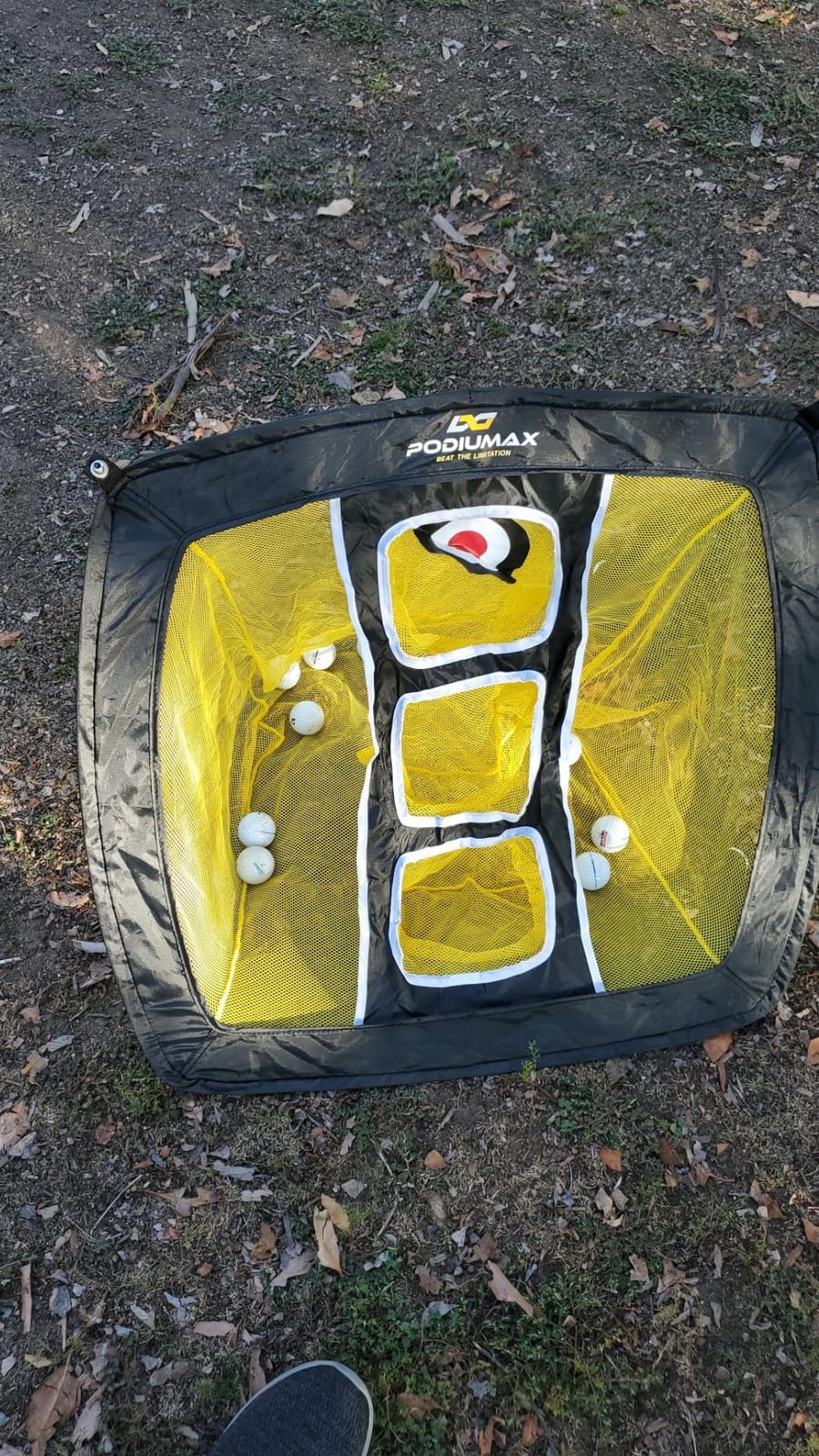 PodiuMax Pop-Up Golf Chipping Net, Improve Swing Accuracy for Backyard customer photo 2