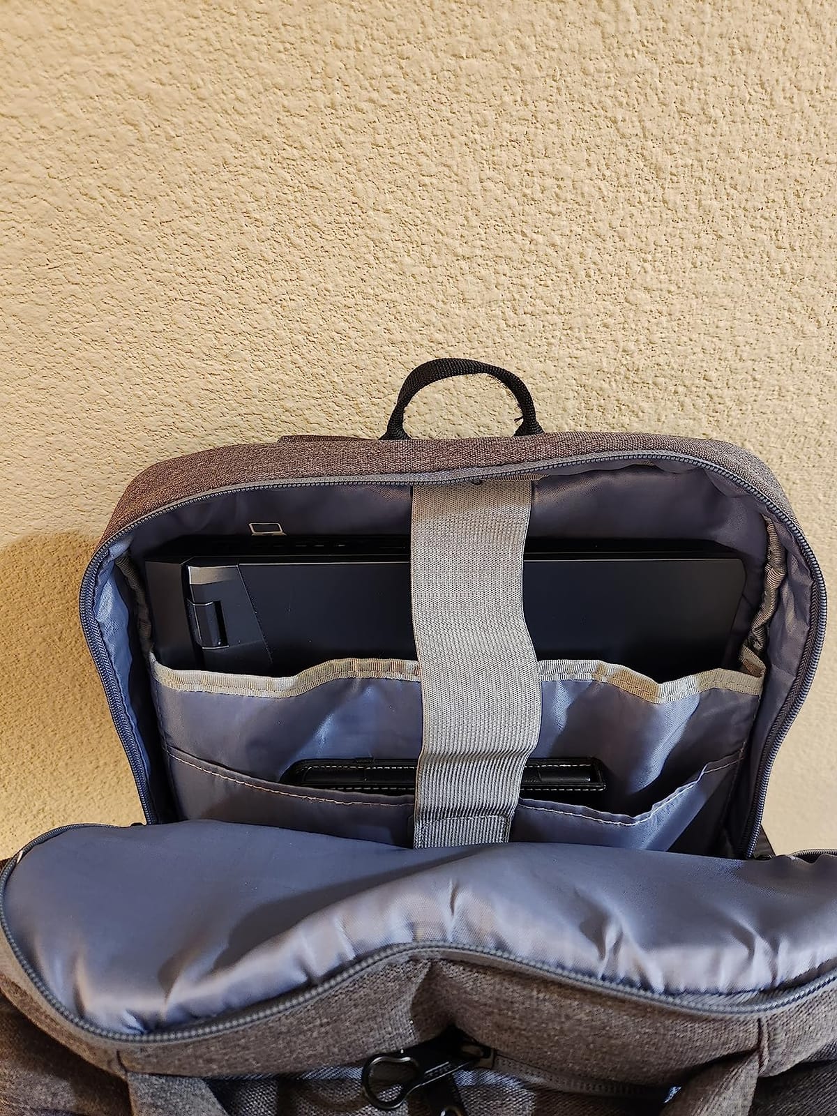 KROSER Laptop Backpack Computer Backpack 17.3 Inch for Men-Charcoal Black customer photo 2