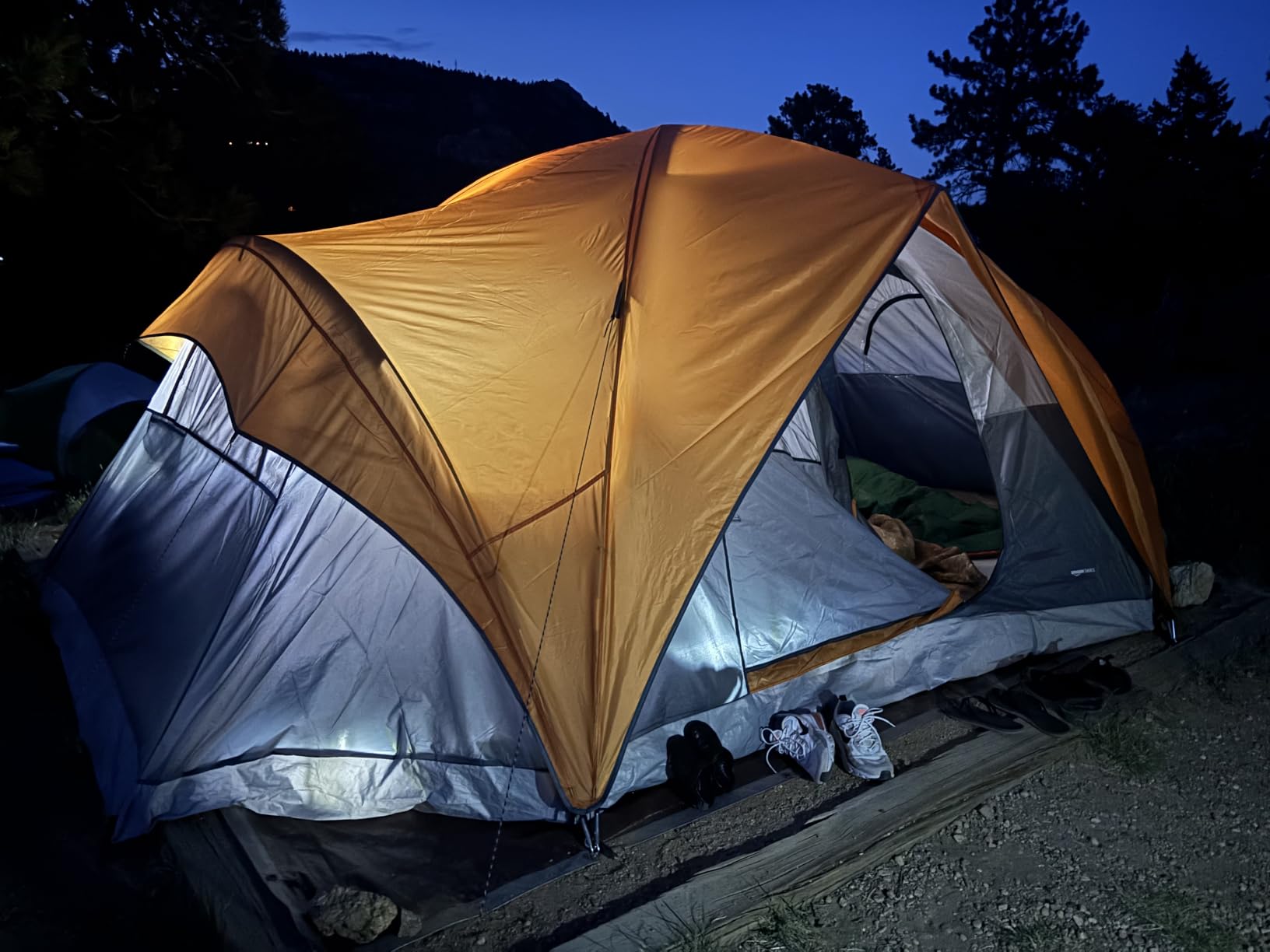 Amazon Basics Camping Tent, 3-Season Dome Design with Rainfly customer photo 2