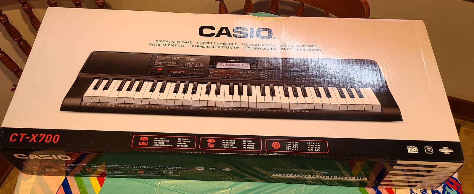 Casio CT-X700 61-Key Portable Keyboard | 600 Tones | AiX Sound Engine | 195 rhythms and AiX sound engine with portable styling for musicians, performers, lessons and everyday practice customer photo 2