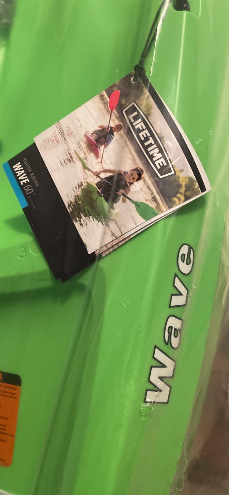 LIFETIME Dash 66 Youth Kayak (Paddle Included), Lime Green customer photo 2
