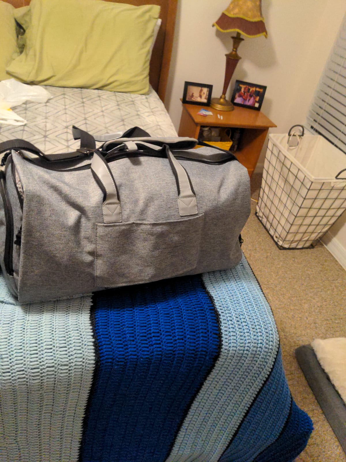Garment Bags for Travel, 45L Carry on Convertible Garment Duffle bag customer photo 1