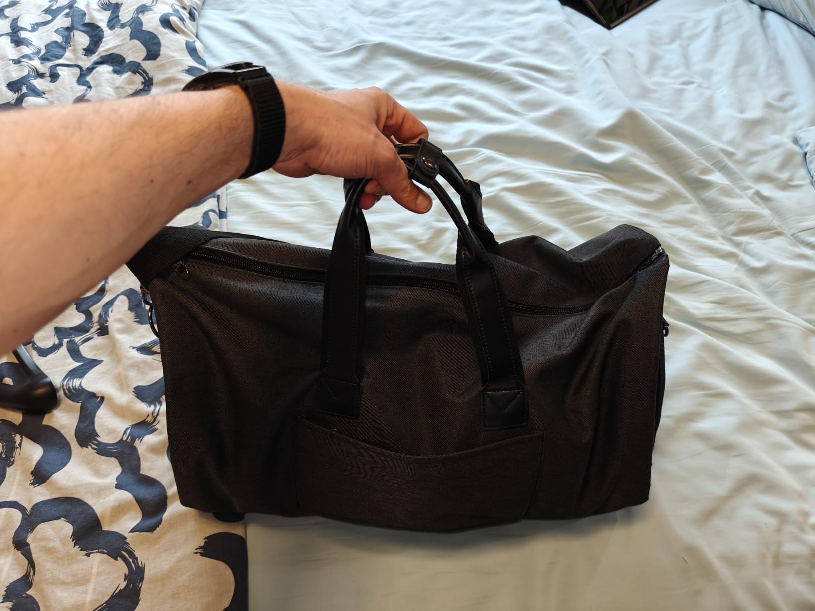 Garment Bags for Travel, 45L Carry on Convertible Garment Duffle bag customer photo 2