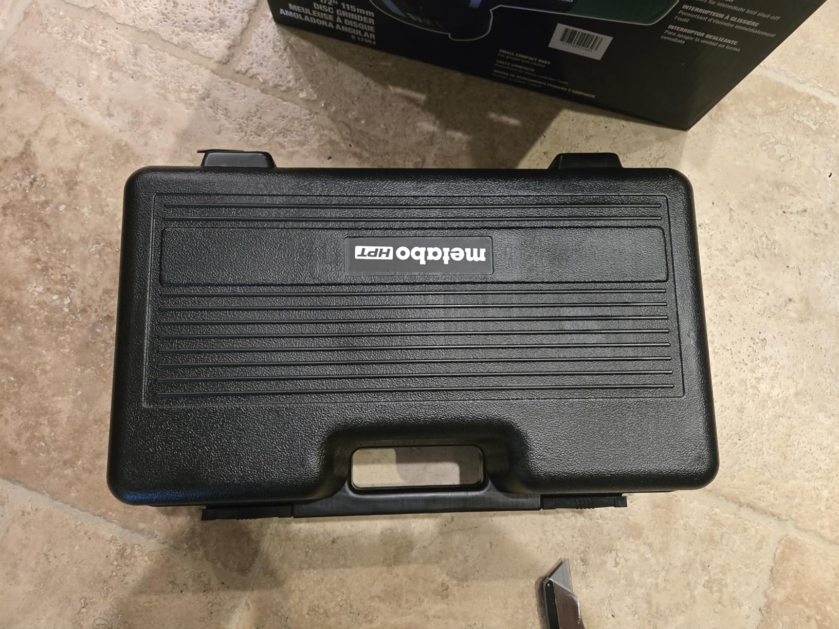 Metabo HPT 4-1/2-Inch Angle Grinder, Includes 5 Grinding Wheels & Hard Case, 6.2-Amp Motor, Compact & Lightweight, G12SR4 customer photo 2