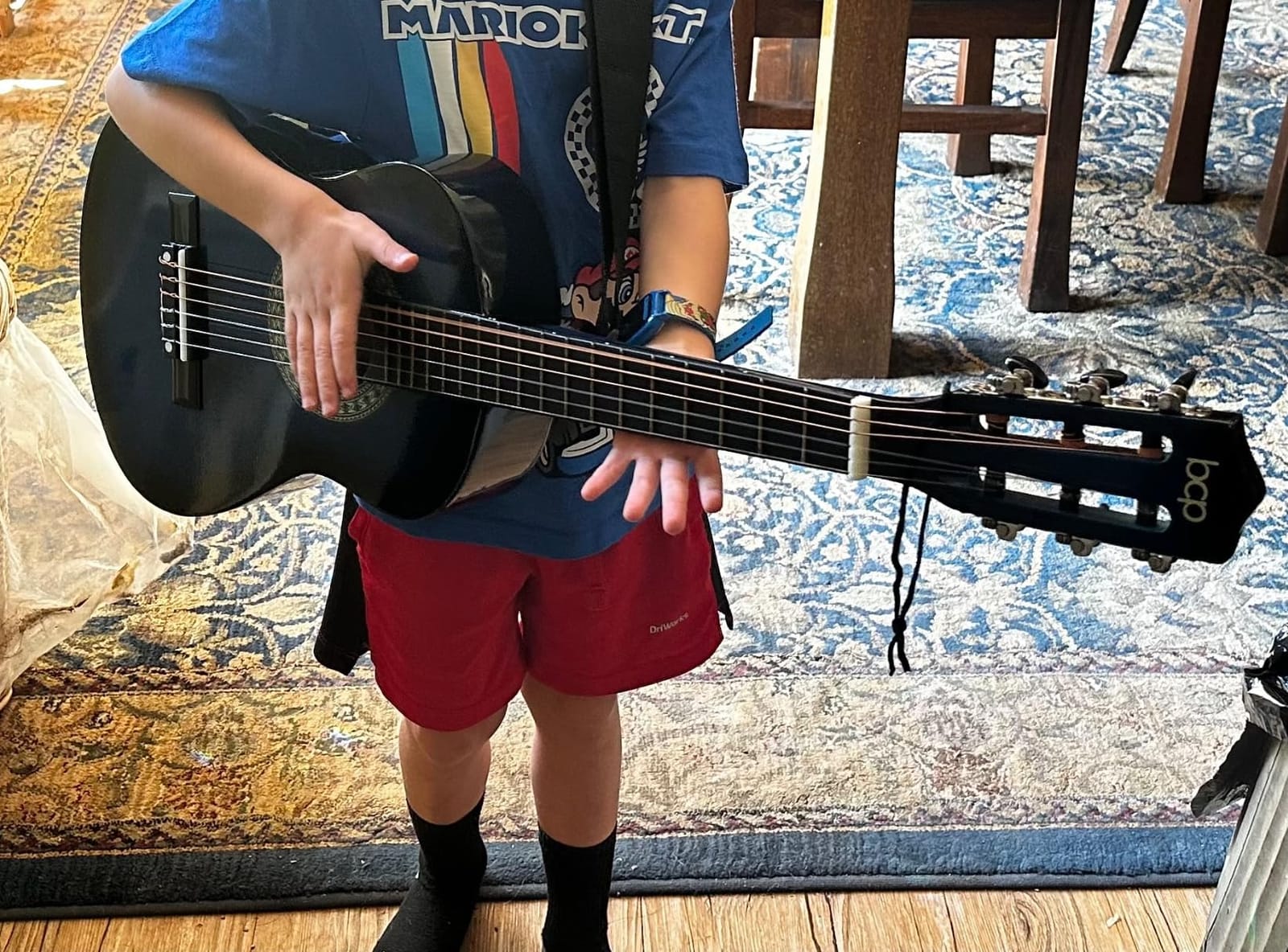Best Choice Products 30in Kids Acoustic Guitar, All-in-One Beginner Starter Kit w/Strap, Case, Extra Strings, Rosette Inlay - Pink customer photo 2