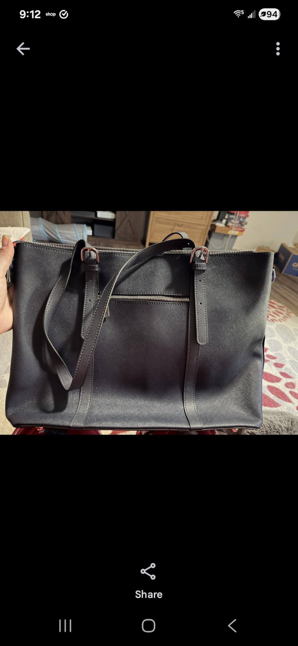 BOSTANTEN Genuine Leather Laptop Bag for Women 15.6'' Briefcase Tote Bags customer photo 2