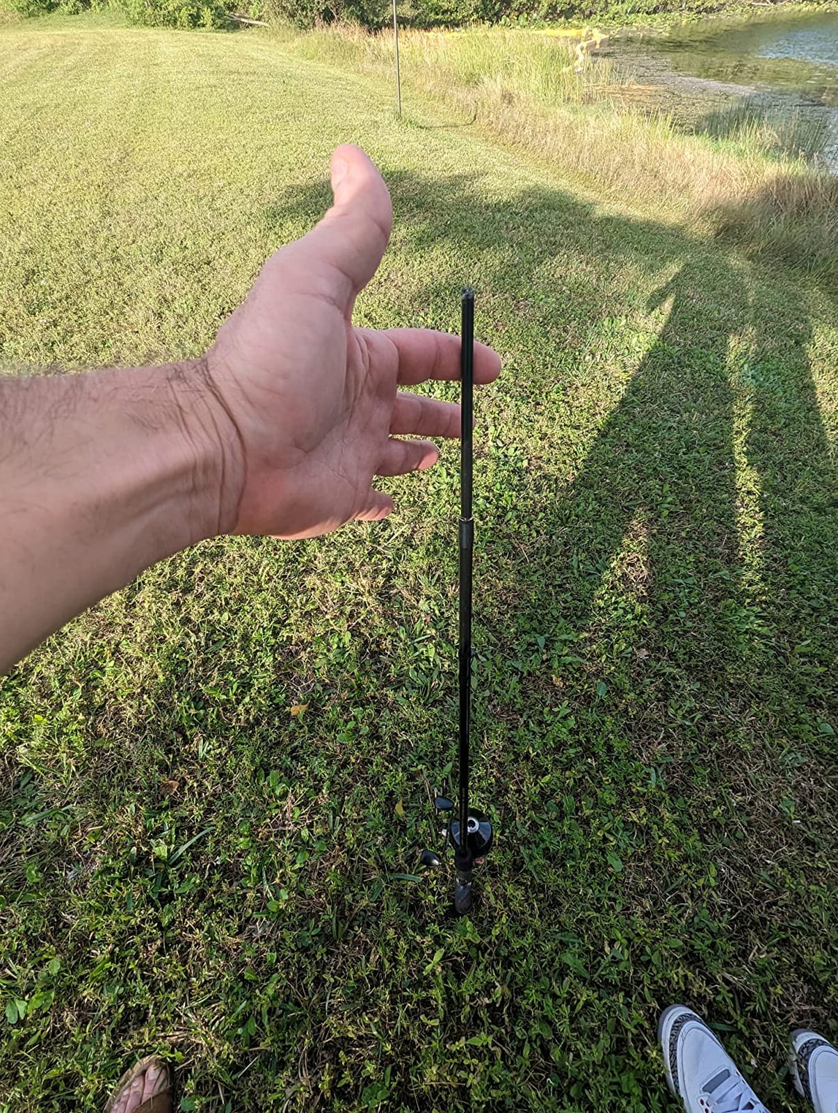 Zebco 202 & 404 Spincast Reels and Fishing Rod Combos (2-Pack), 5-Foot 6-Inch 2-Piece Fishing Pole, Size 30 and 40 Reels, Right-Hand Retrieve, Pre-Spooled with 10 lb and 15 lb Cajun Line, Black/Red customer photo 2