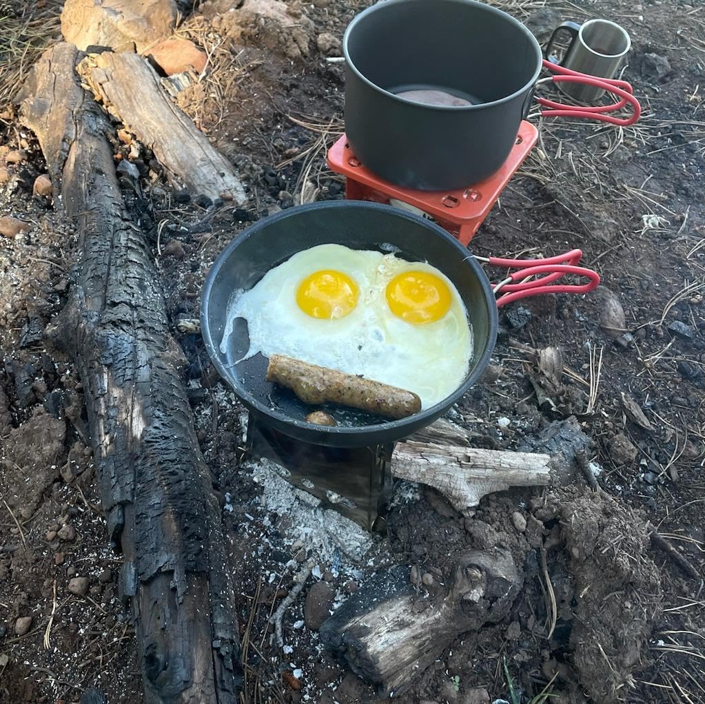 ALOCS Camping Cookware Set Camping Gear Compact Camping Pots and Pans Set customer photo 2