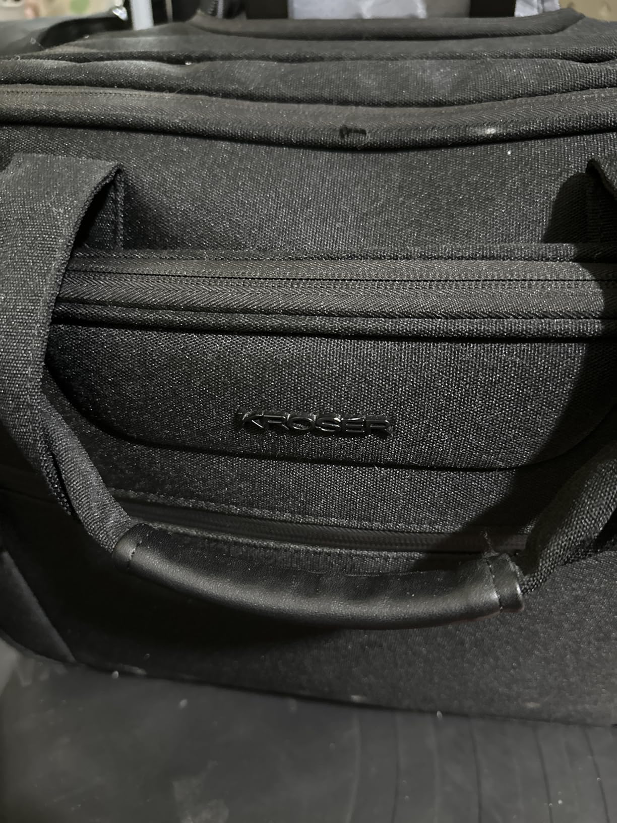 KROSER 17.3 Inch Rolling Laptop Computer Bag,Wheeled Briefcase,Roller case customer photo 2