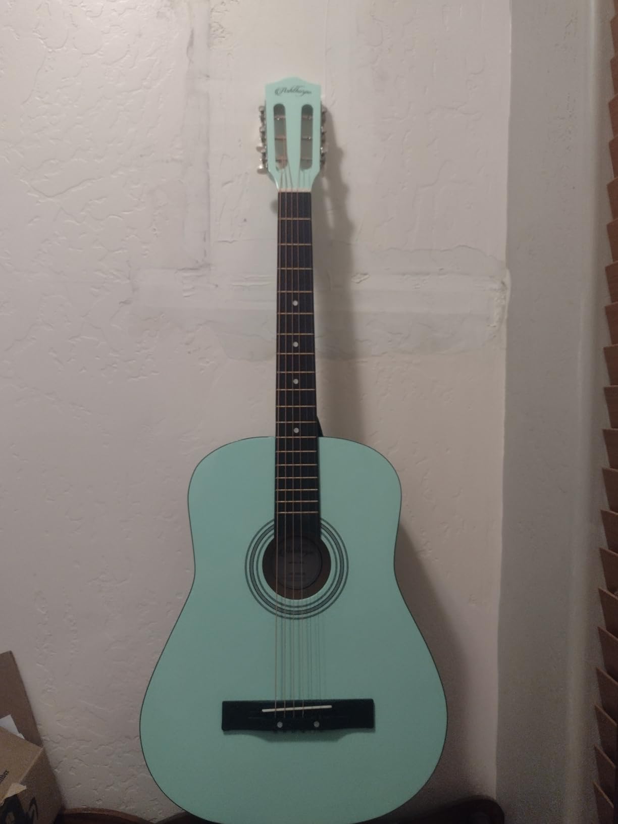 Ashthorpe 38-inch Beginner Acoustic Guitar (Black), Starter Kit with Gig Bag, Extra Strings, Strap, Picks, and Lessons customer photo 2