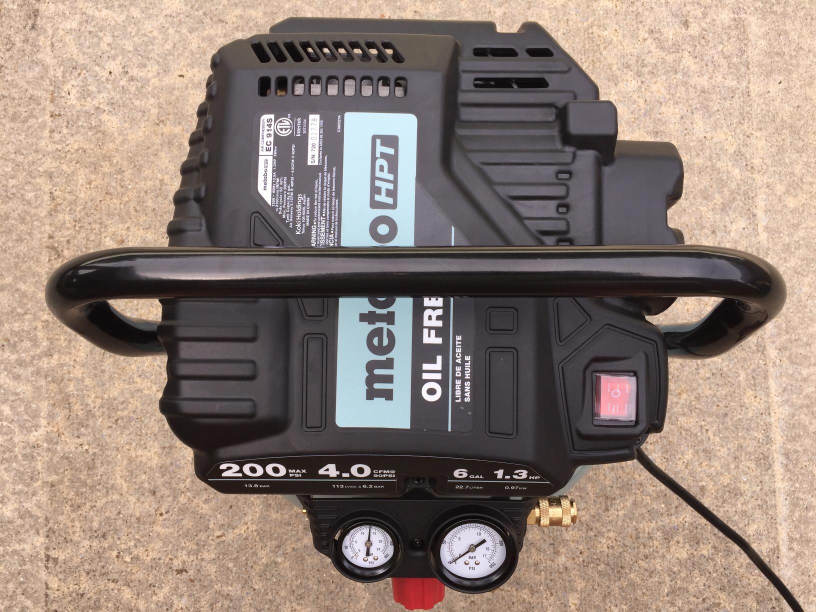 Metabo HPT Portable Pancake Air Compressor, 6 Gallon 200 PSI, EC914S customer photo 2