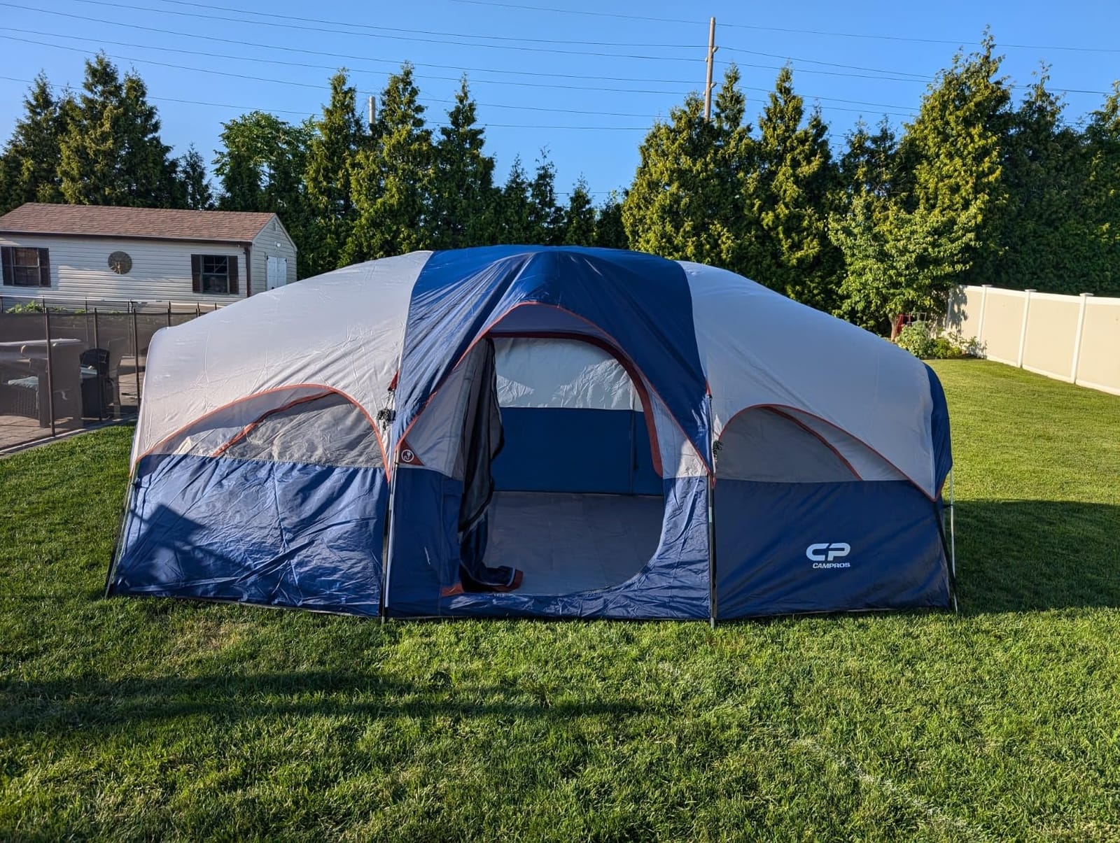 CAMPROS CP 8 Person Camping Tent, Room Divider, Rainfly, Weather Resistant customer photo 1