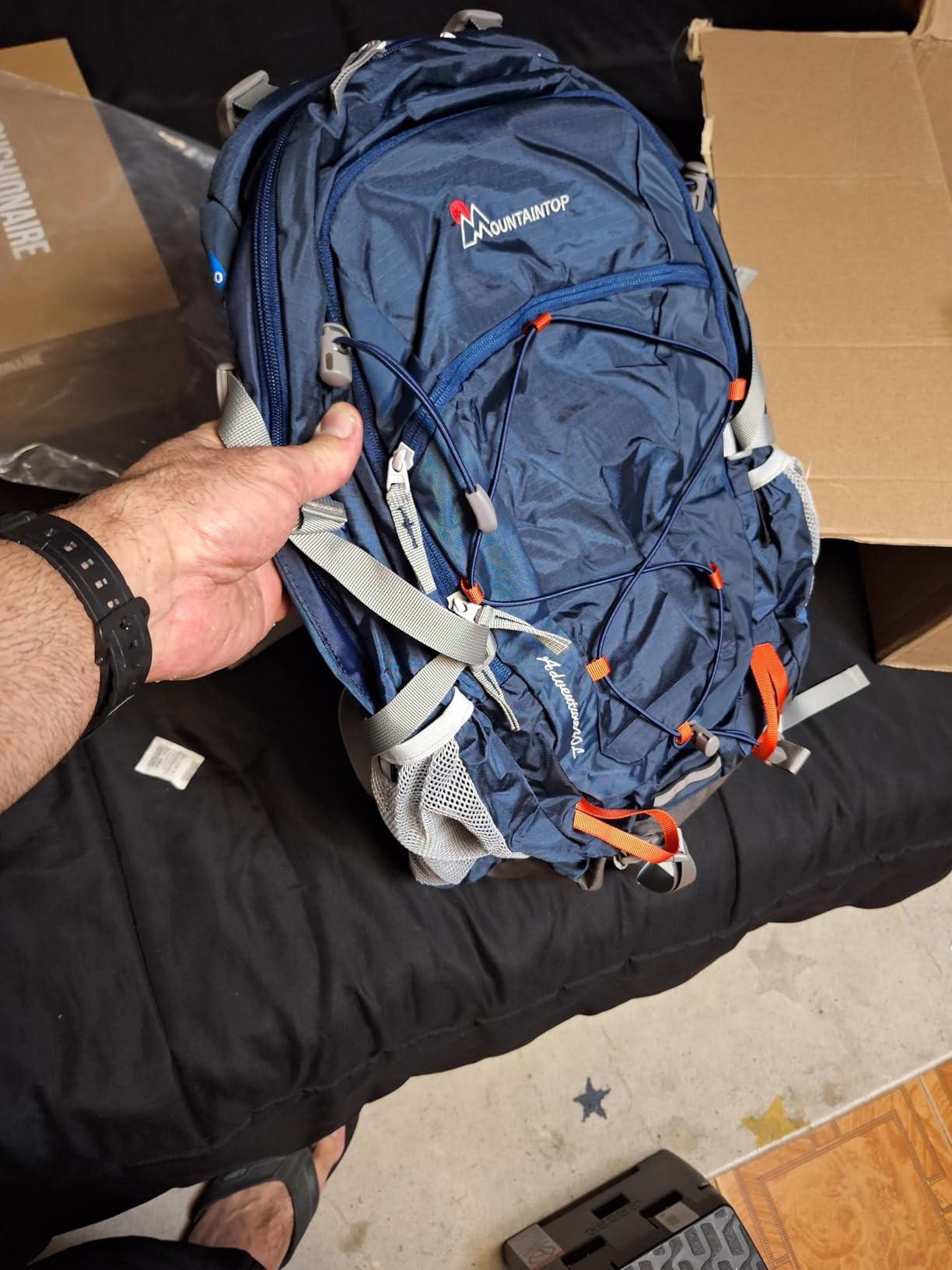 MOUNTAINTOP 40L Hiking Backpack, Lightweight Outdoor Backpacking Pack customer photo 1