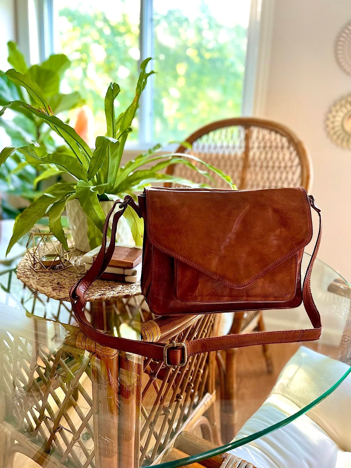 Ozora Genuine Leather Crossbody Purse for Women, Shoulder Bag customer photo 1