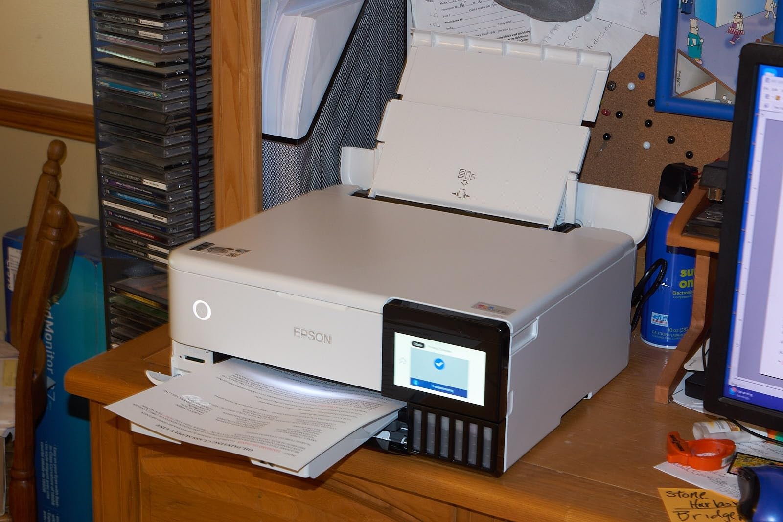 Epson EcoTank Photo ET-8500 Wireless Color All-in-One Supertank Printer customer photo 2