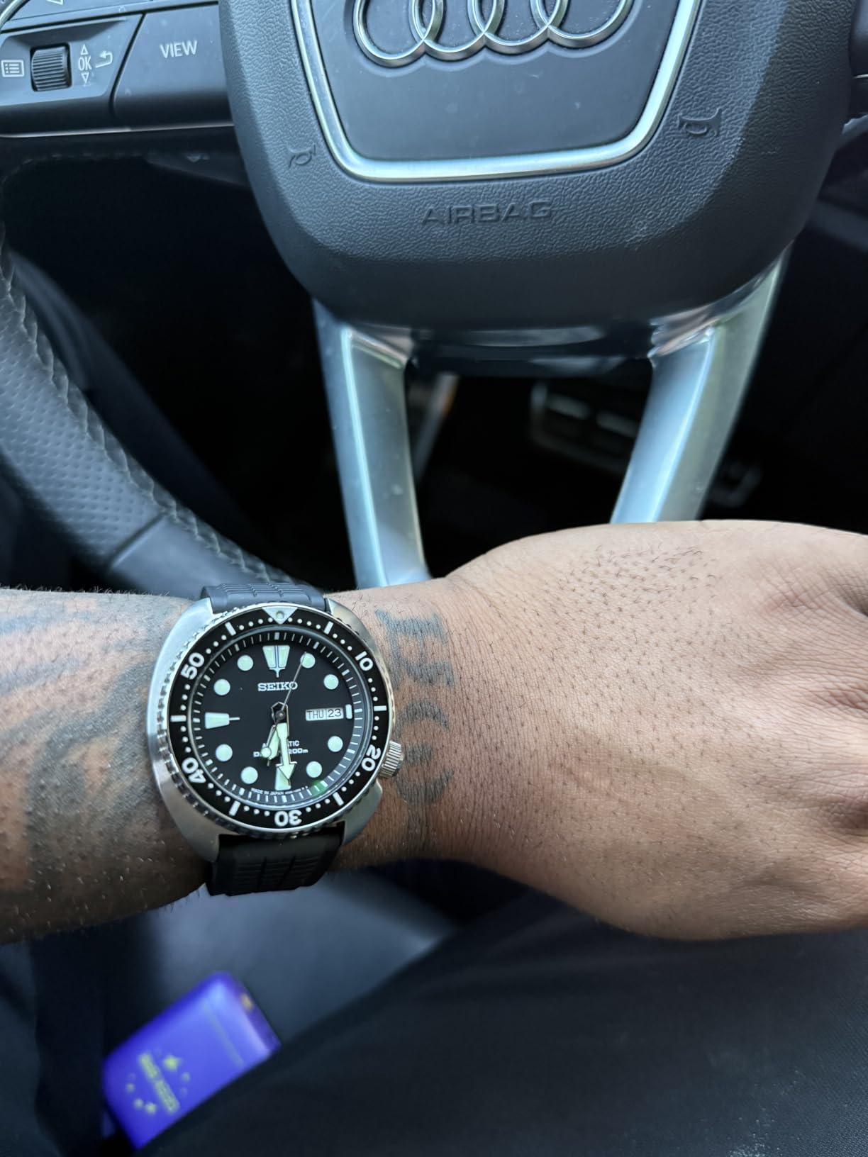 SEIKO Automatic Watch for Men - Prospex Automatic Diver - Patterned Dial customer photo 1