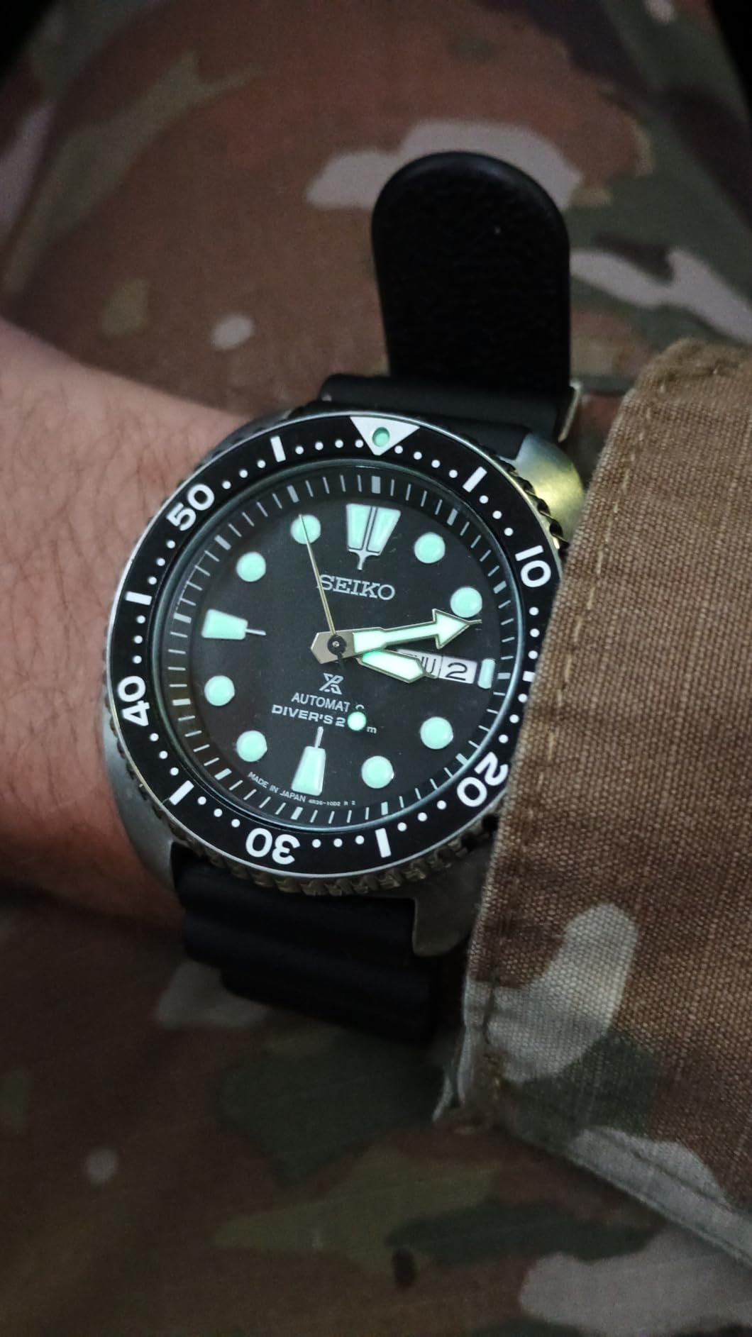 SEIKO Automatic Watch for Men - Prospex Automatic Diver - Patterned Dial customer photo 2