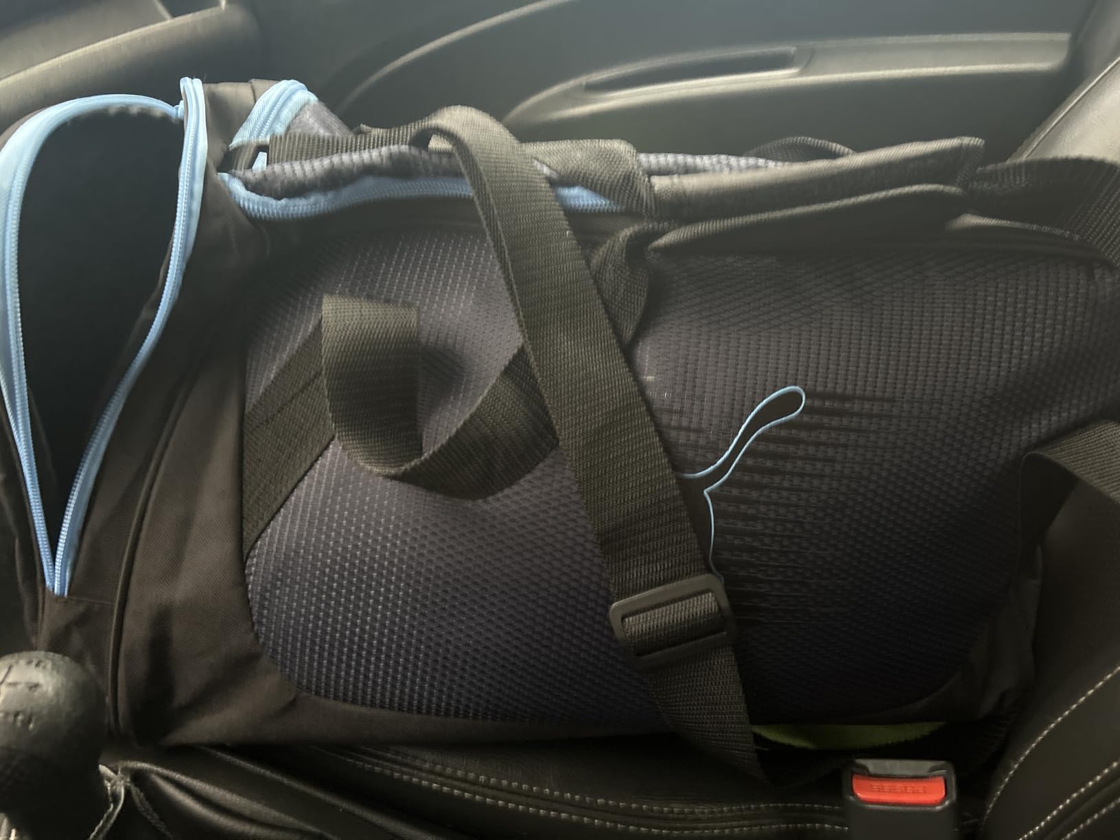 PUMA unisex-adult Form Factor Duffel with Adjustable Strap, Padded Bottom & Zip Pockets customer photo 2